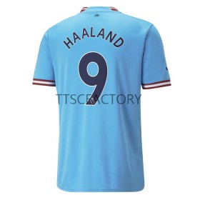 Herre Fotballdrakter Manchester City Haaland 9 Hjemme 2022-23 Kortermet